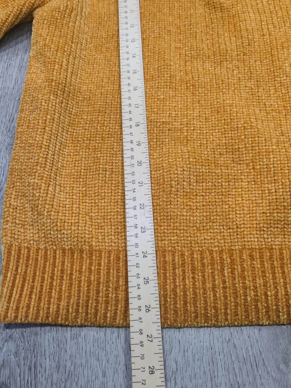 Urban Outfitters UO Nicco Half-Zip Sweater Mustard Yellow S